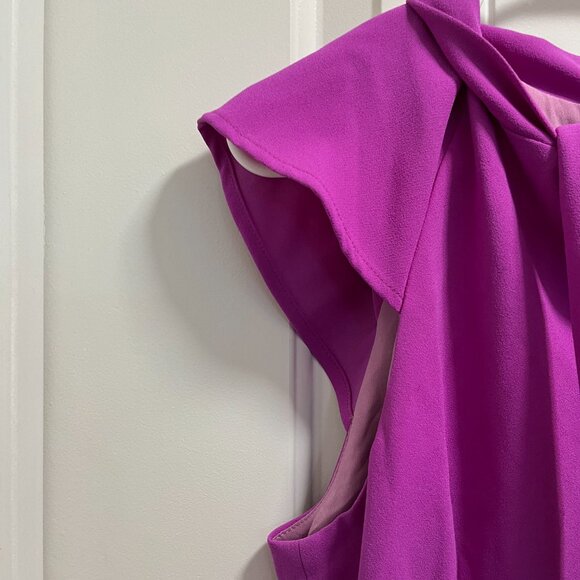 J. Crew Womens Size 8 Petite Purple Business Dress - Picture 3 of 5